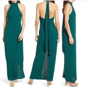 Reformation Filippa halter neck dress Syncamore